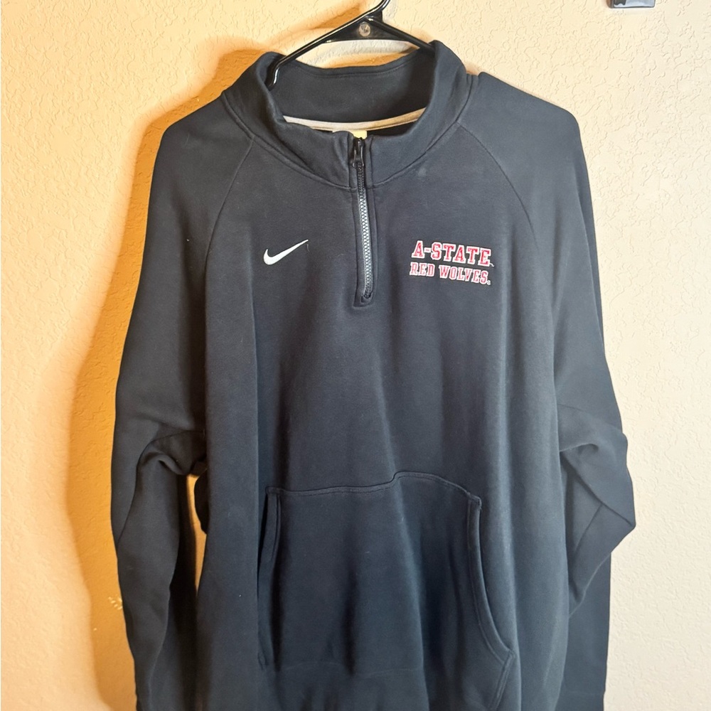 Nike Black A-State Red Wolves Men's Pullover